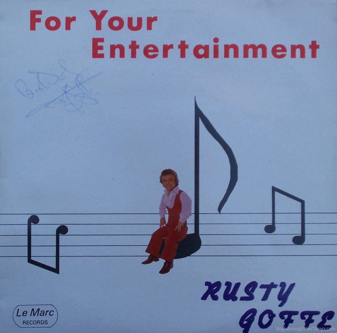 Rusty Goffe – “Rusty Goffe Sings and Plays for Your Entertainment”